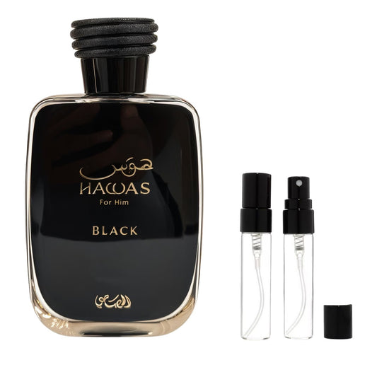 Hawas Black Rasasi: Decant