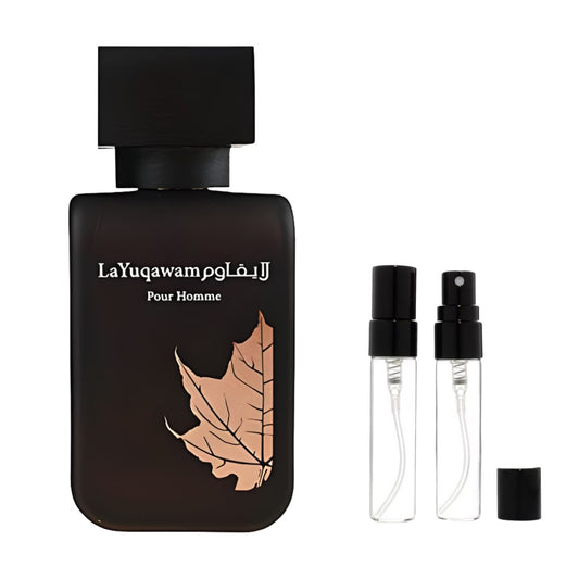 La Yuqawam Homme Rasasi:Decant